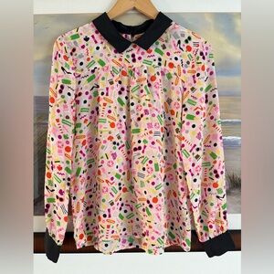 Kate Spade New York x Darcel Shelley NYC Silk Blouse